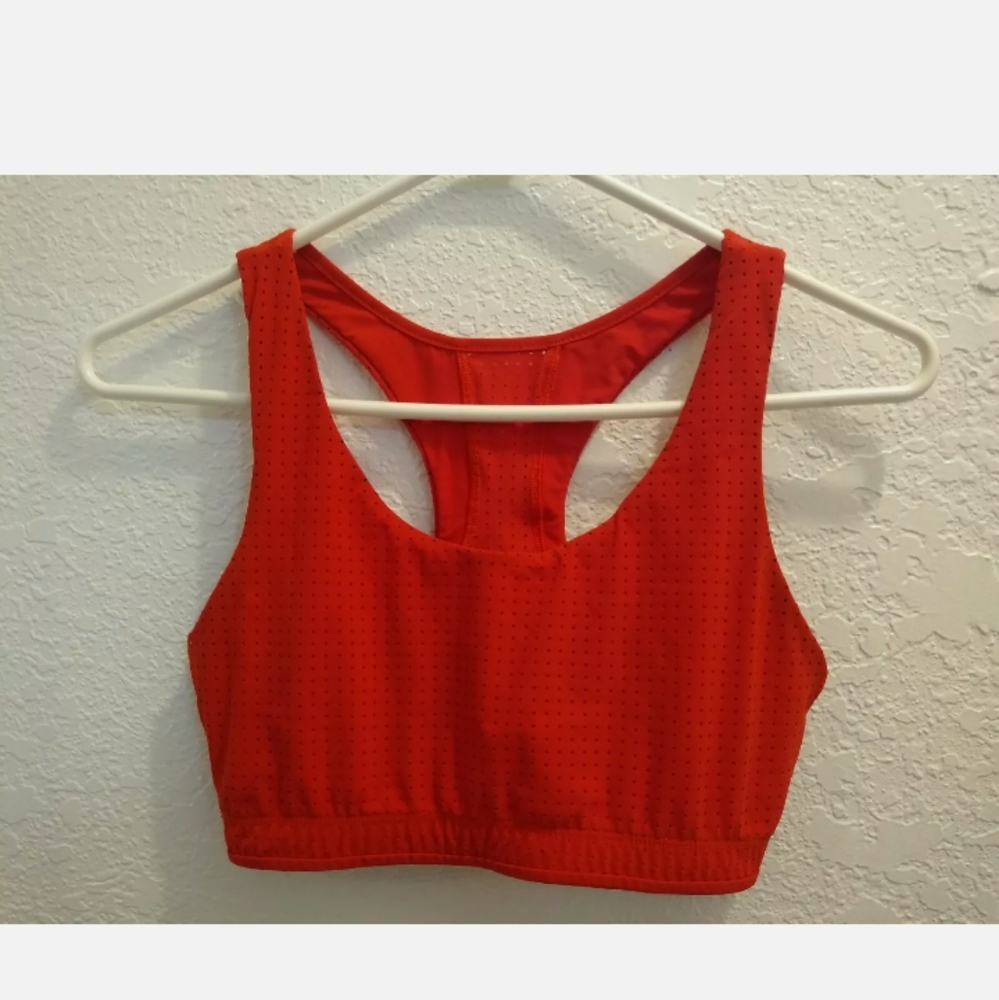 NWOT COMMANDO Compression perforated luxury Sports Bra size S/M  small / medium